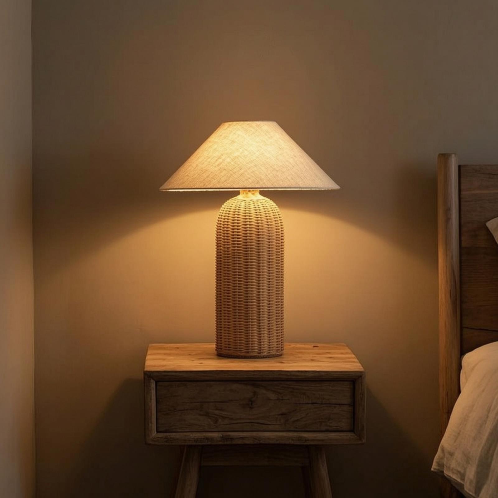 Bedroom Furniture - Lampe de chevet avec base en