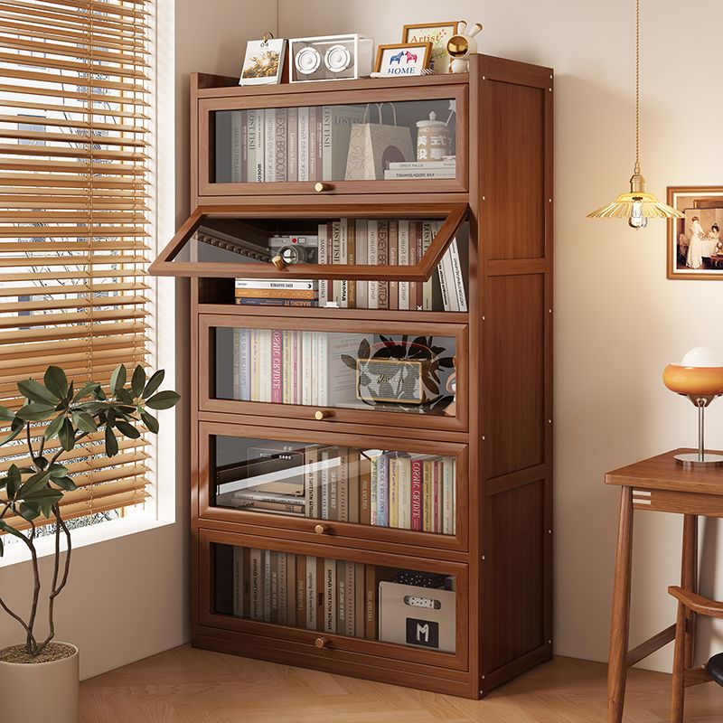 Storage - Bibliothèque en bambou multifonctionnelle, grande capacité,