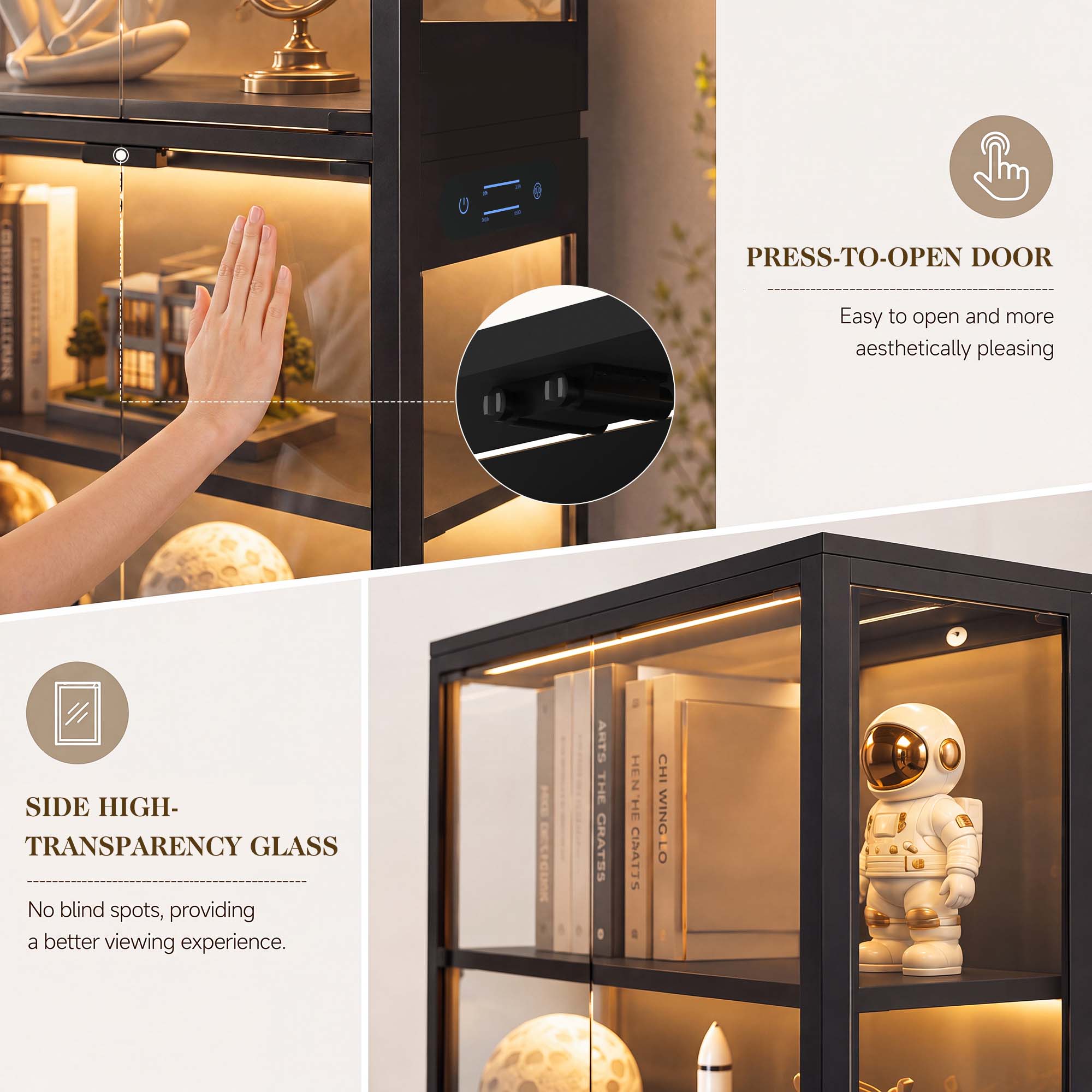 TCGBKAF Vitrine à 5 niveaux av - Office Furniture avis et prix