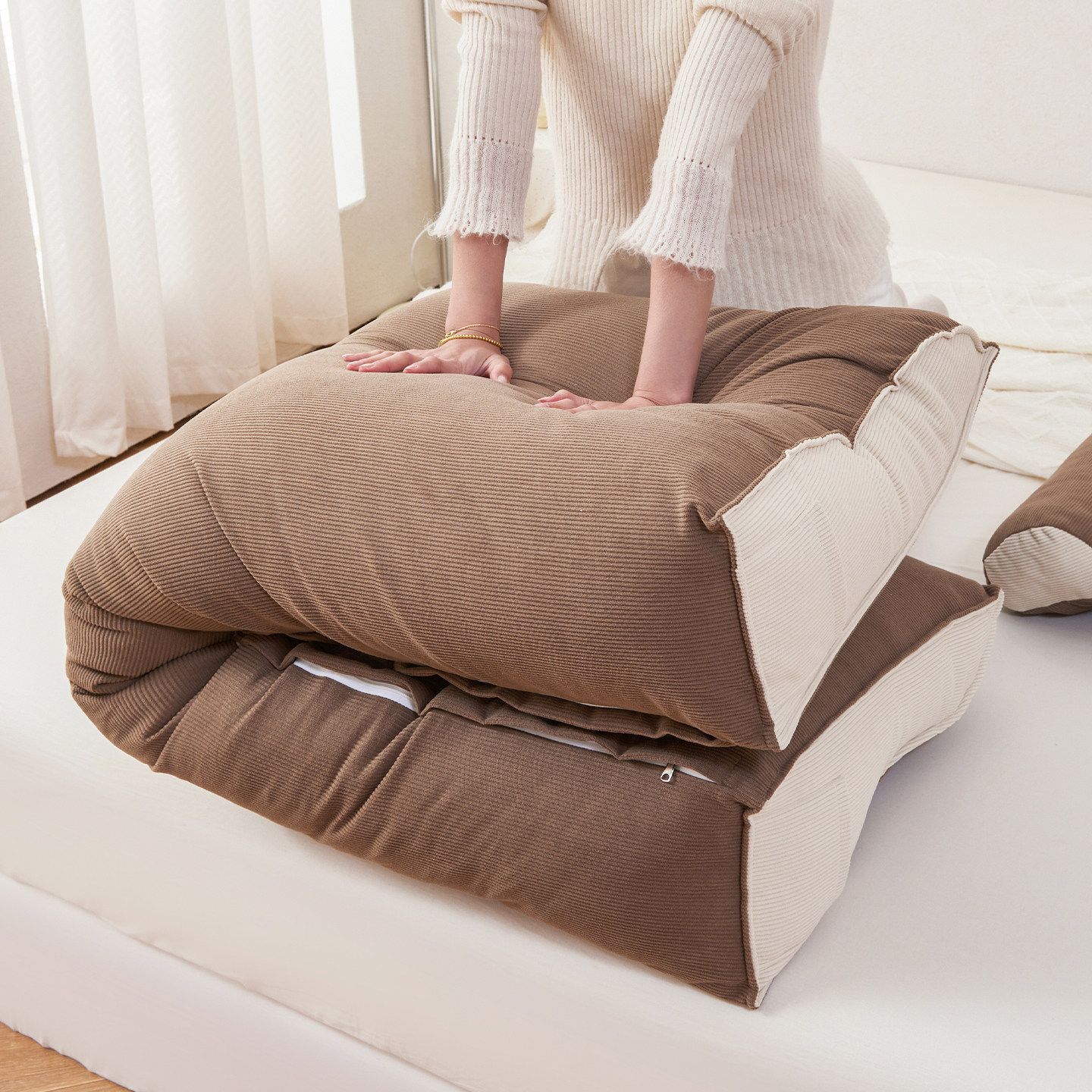 Coussin de dossier pour tête d - Headboard Cushion Backrest Tatami avis et prix