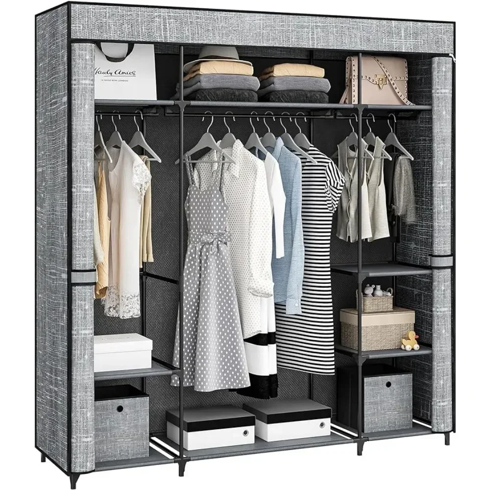 Armoire de rangement, armoire  - Wardrobe Closet Portable Fabric Cover avis et prix