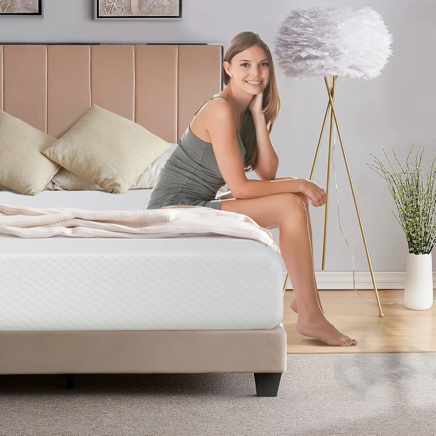 Matelas Queen Size en mousse à - Memory Foam Mattress In A Box Queen avis et prix